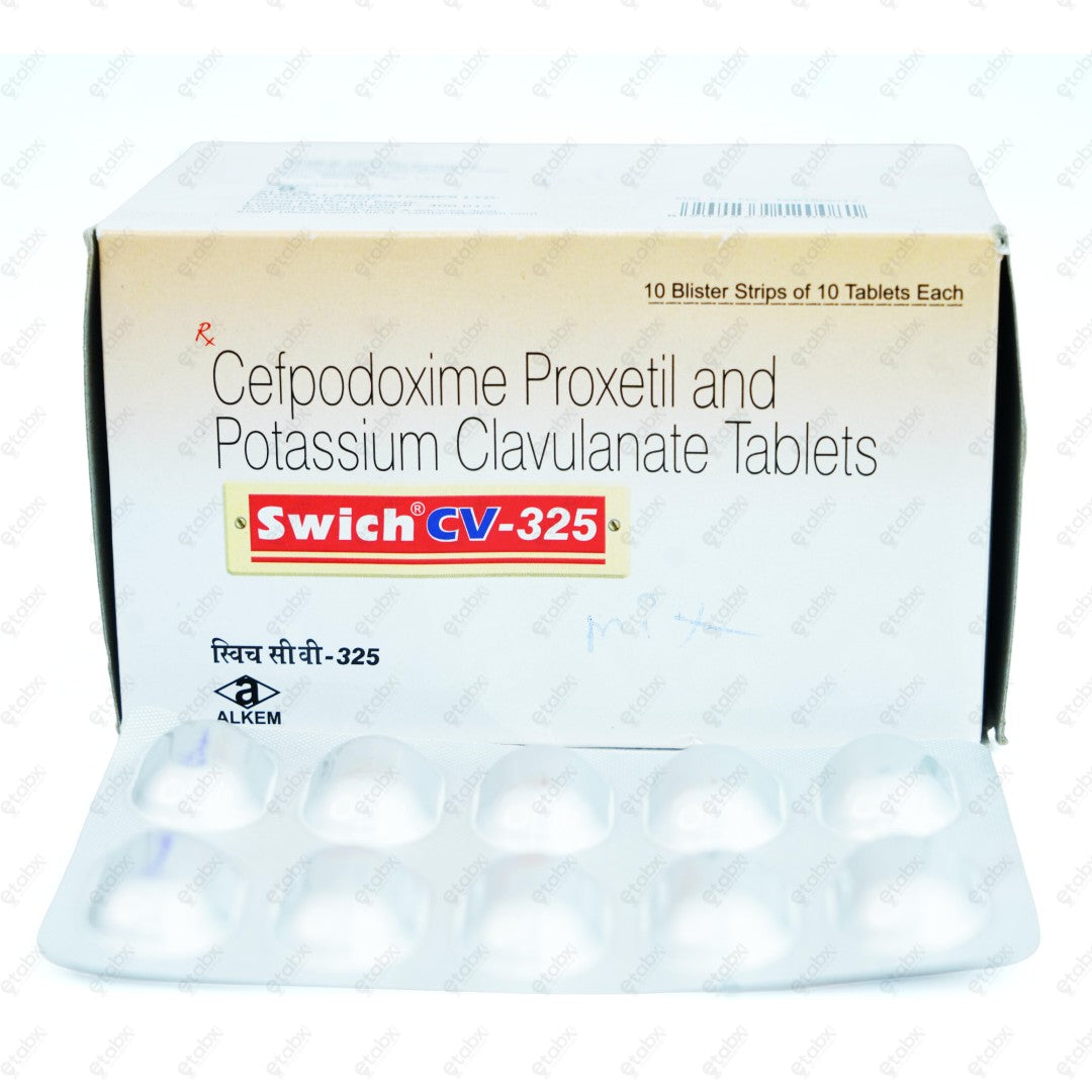 Swich CV 325mg Tablet 10's