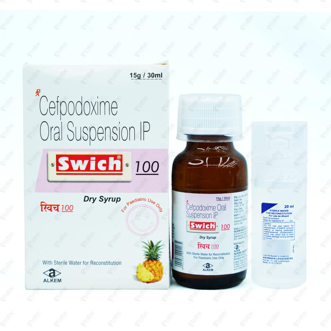 Swich 100mg Dry Syrup 30ml