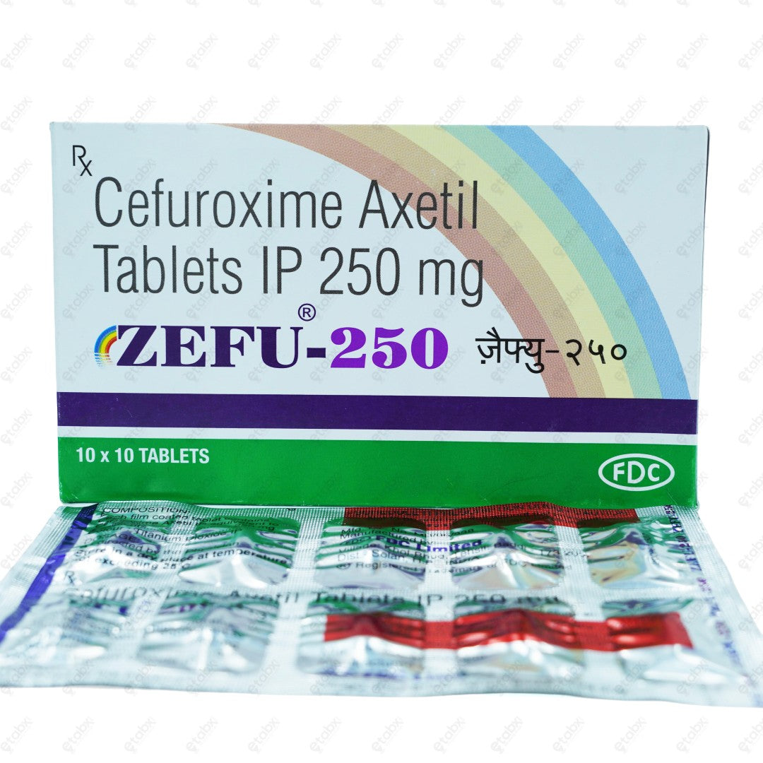 Zefu 250mg Tablet 10's