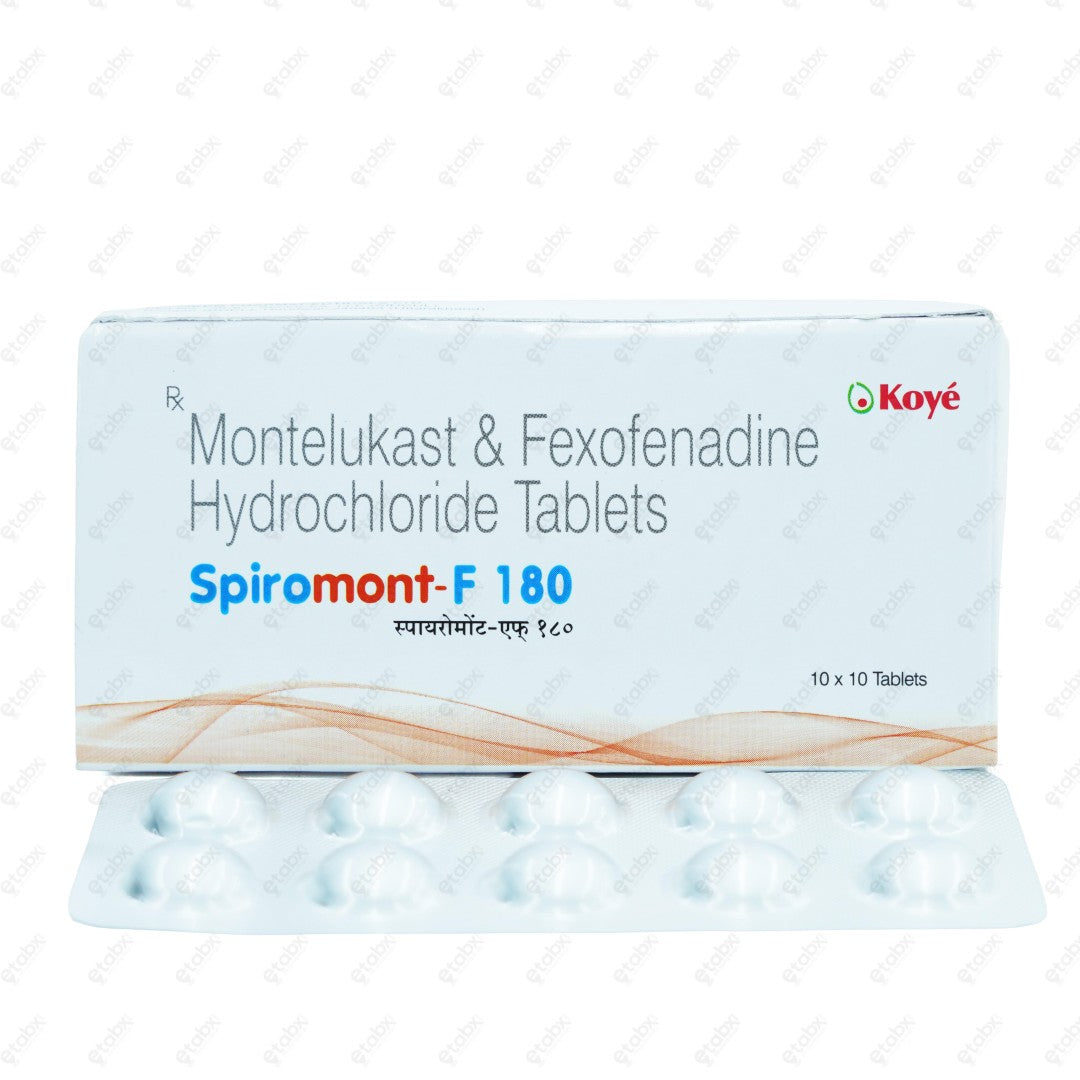 Spiromont F-180 Tablet 10's