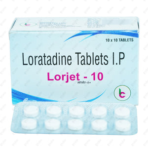 Lorjet 10mg Tablets 10'S