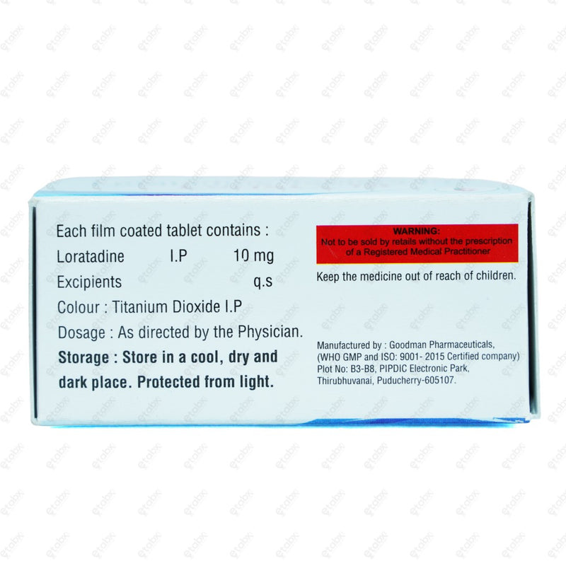 Lorjet 10mg Tablets 10'S