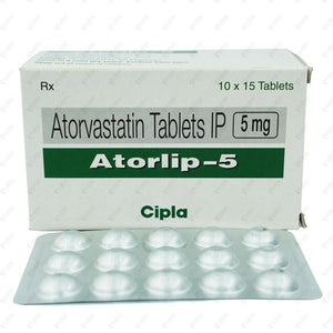 Atorlip 5mg Tablet 15's