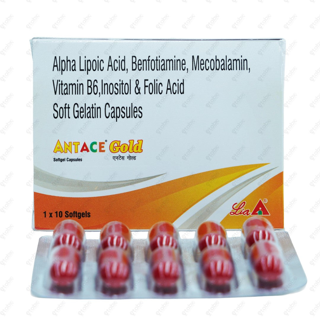Antace Gold Capsule 10's