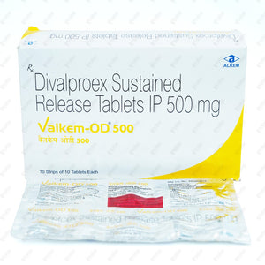 Valkem OD 500mg Tablet 10's