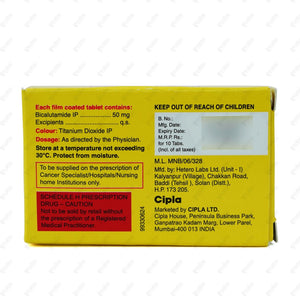 Calutide 50mg Tablet 10's
