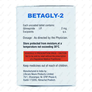 Betagly 2mg Tablet 10's