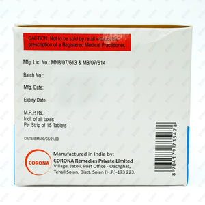 Tenebite M 20/500 Tablet 15's