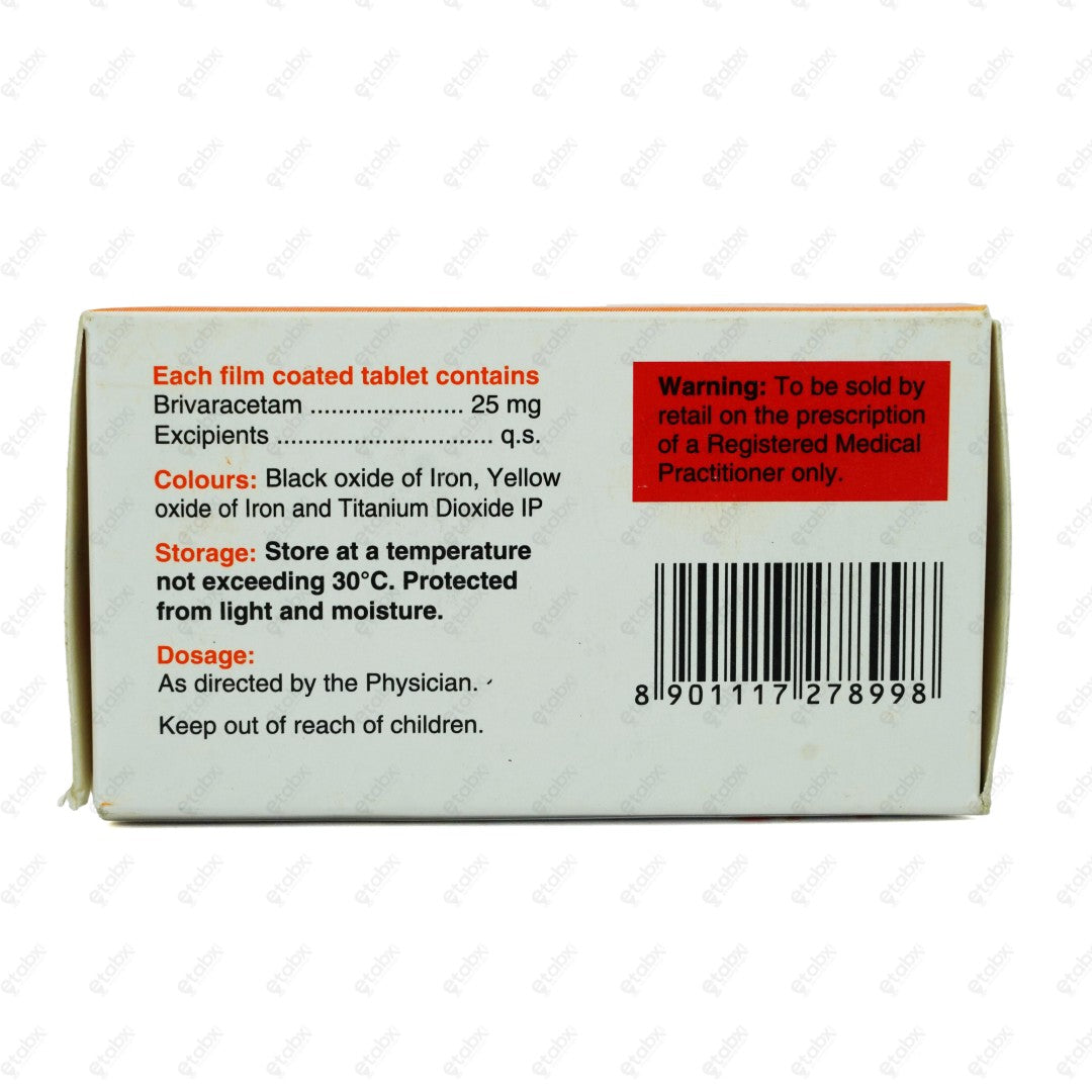 Brivepsy 25mg Tablet 10's