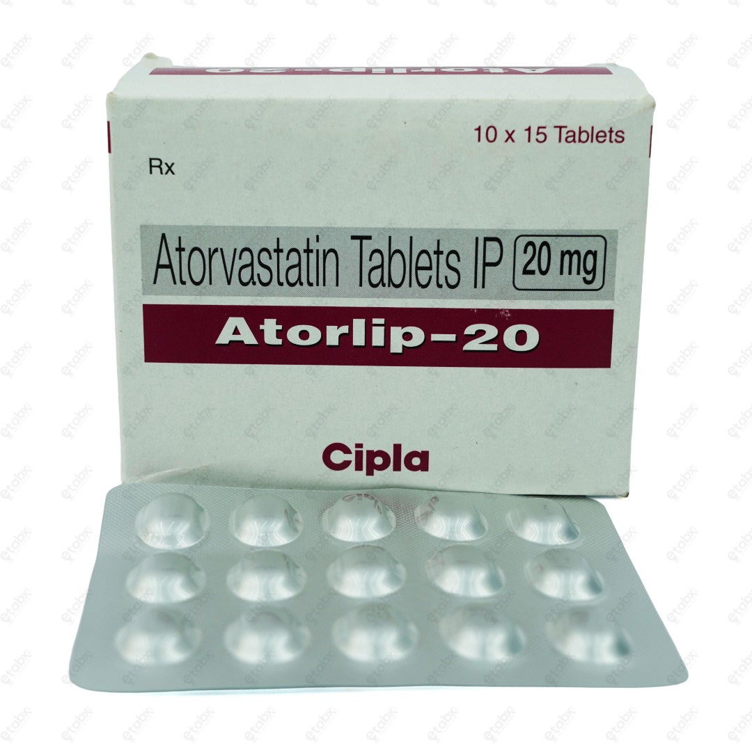 Atorlip 20mg Tablet 15's