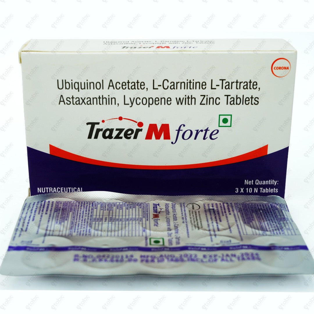 Trazer M Forte Tablet 10's