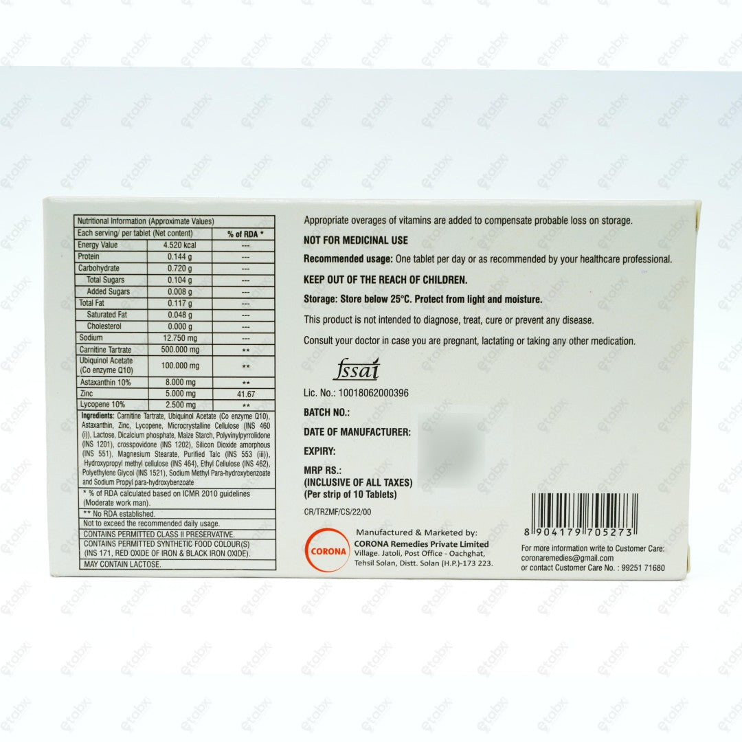Trazer M Forte Tablet 10's
