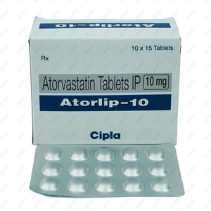 Atorlip 10mg Tablet 15's