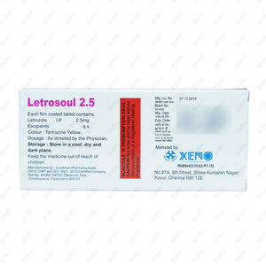 Letrosoul 2.5 Tablet 5's