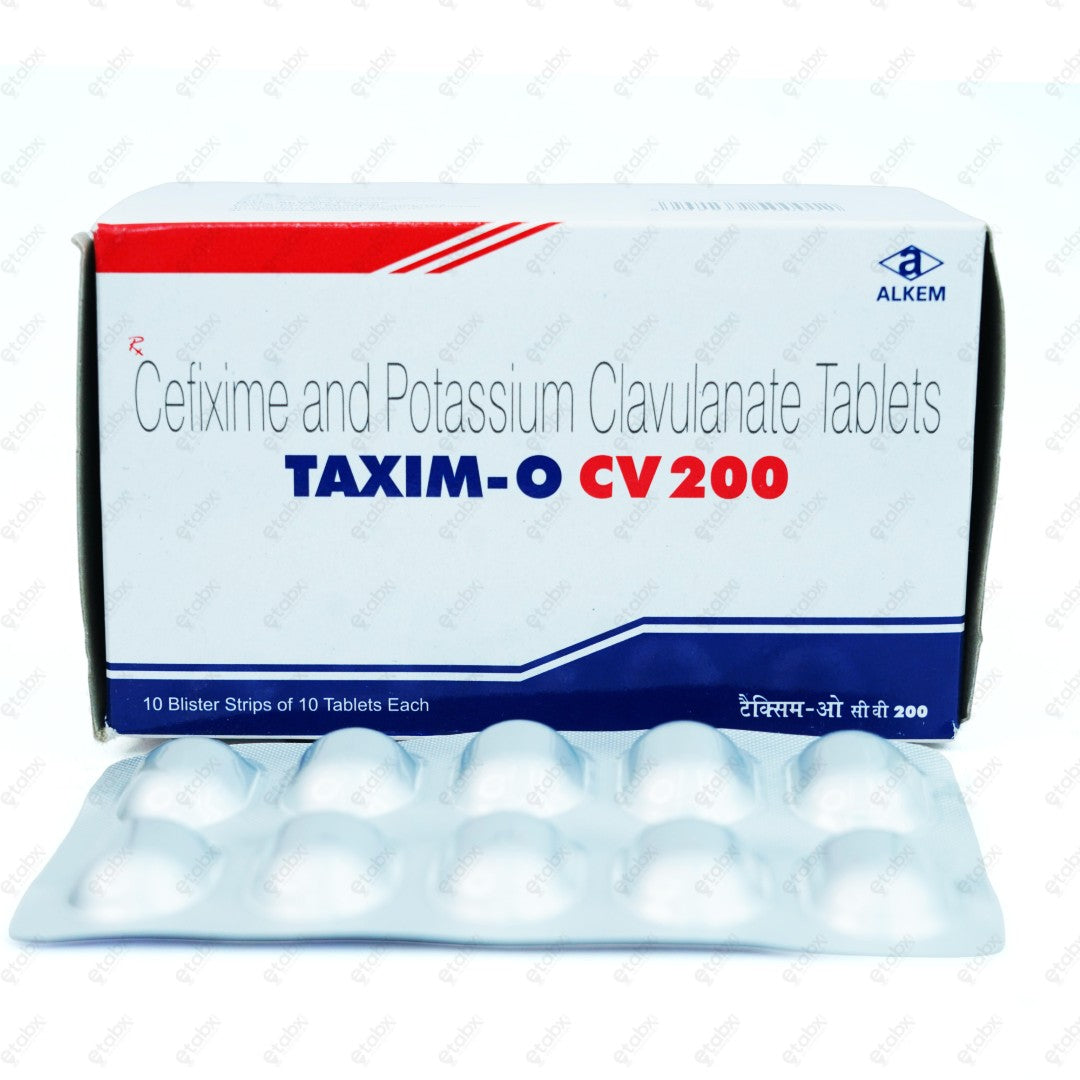 Taxim O CV 200mg Tablets 10's