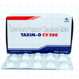 Taxim O CV 200mg Tablets 10's