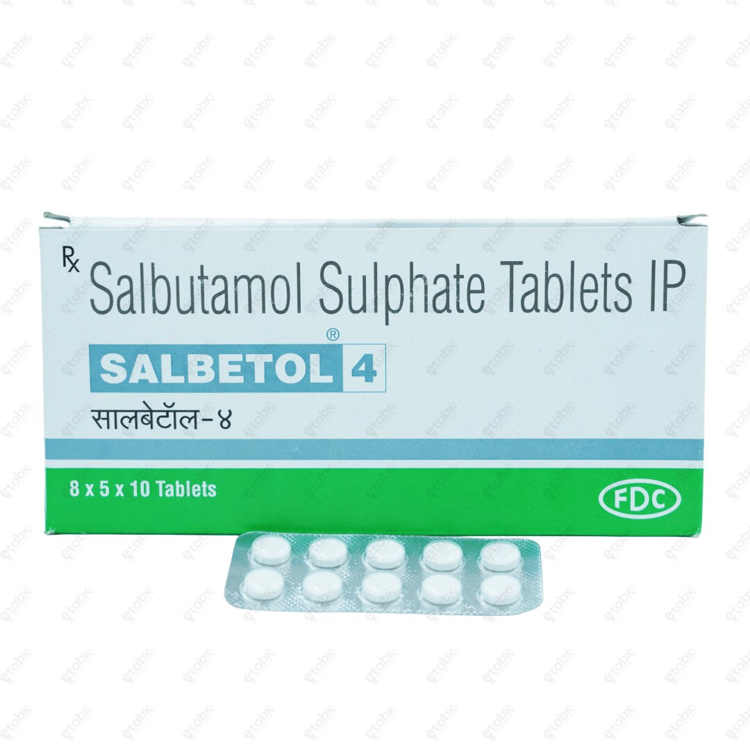 Salbetol 4 Tablets 10's
