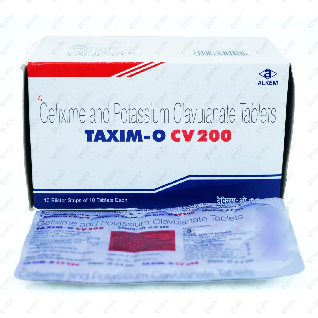 Taxim O CV 200mg Tablets 10's