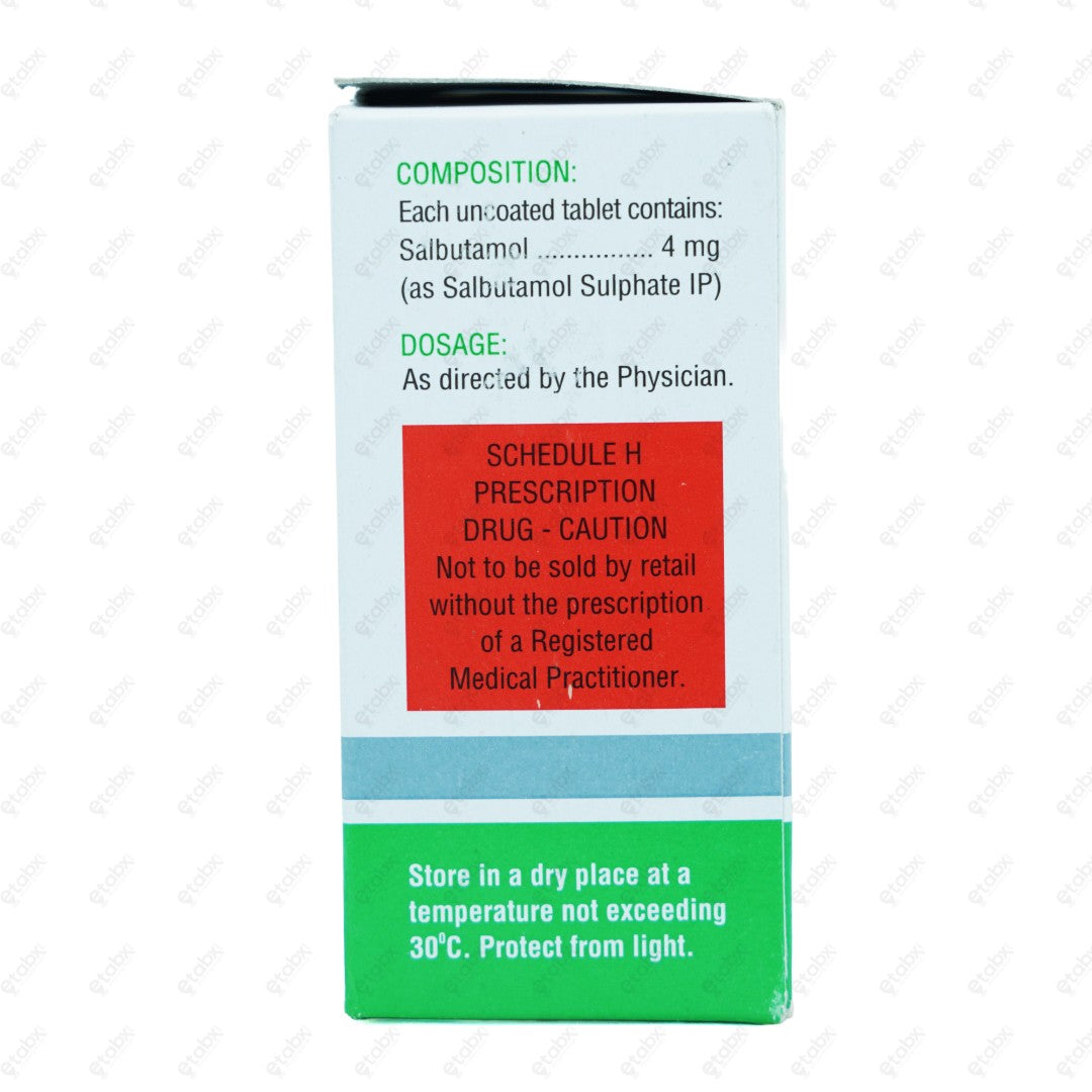 Salbetol 4 Tablets 10's