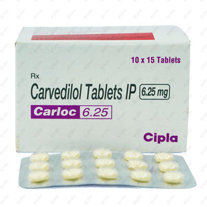Carloc 6.25mg Tablet 15's