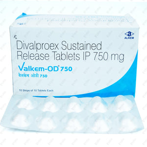 Valkem OD 750mg Tablet 10's