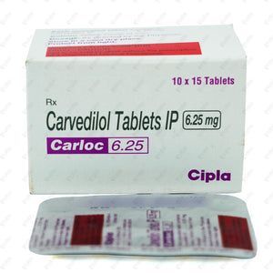 Carloc 6.25mg Tablet 15's