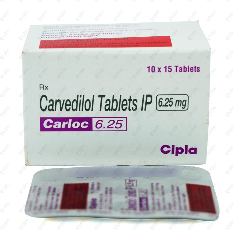 Carloc 6.25mg Tablet 15's