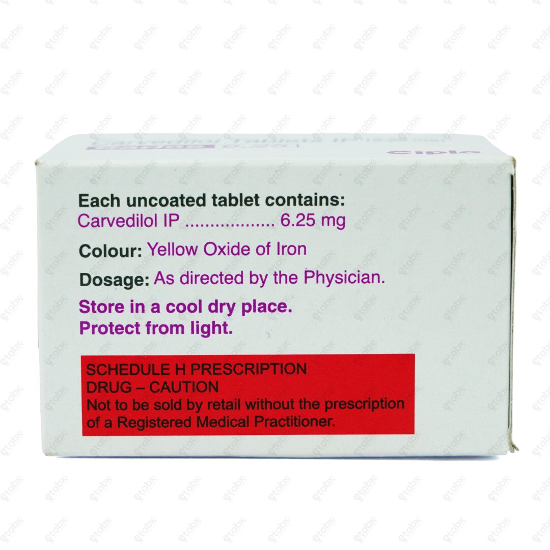 Carloc 6.25mg Tablet 15's