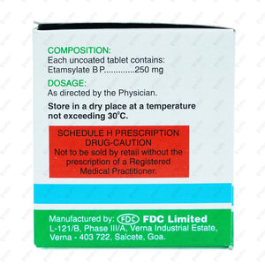 ETHASYL 250mg Ethanolic Acid Tablets (10's)