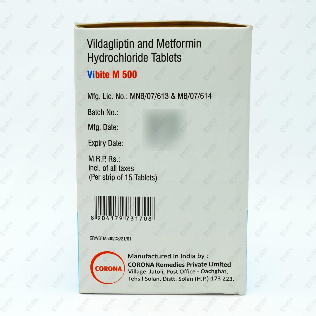 Vibite M 500mg Tablet 15s