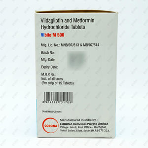 Vibite M 500mg Tablet 15s