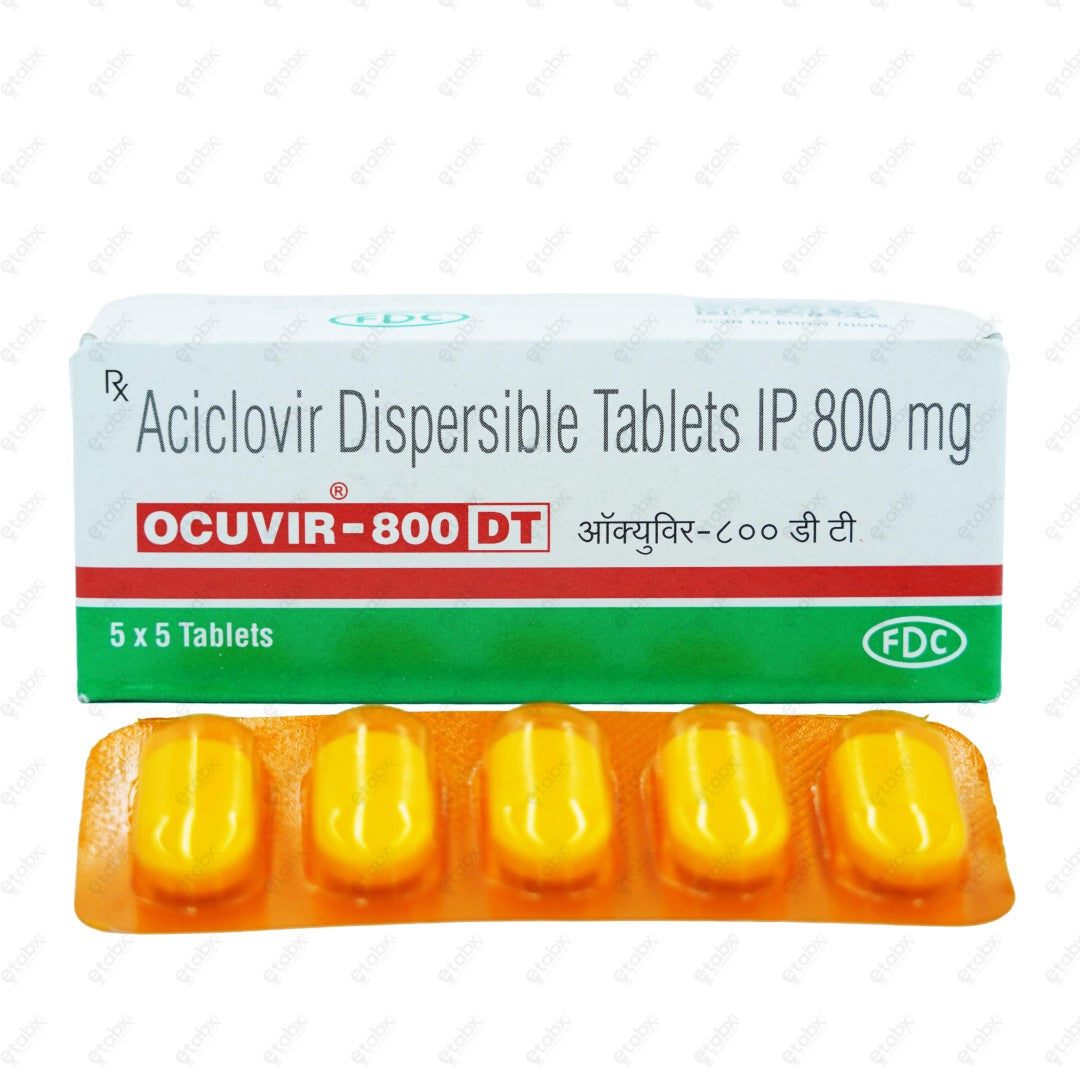Ocuvir 800mg DT Dispersible Tablet 5's