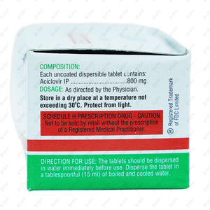 Ocuvir 800mg DT Dispersible Tablet 5's