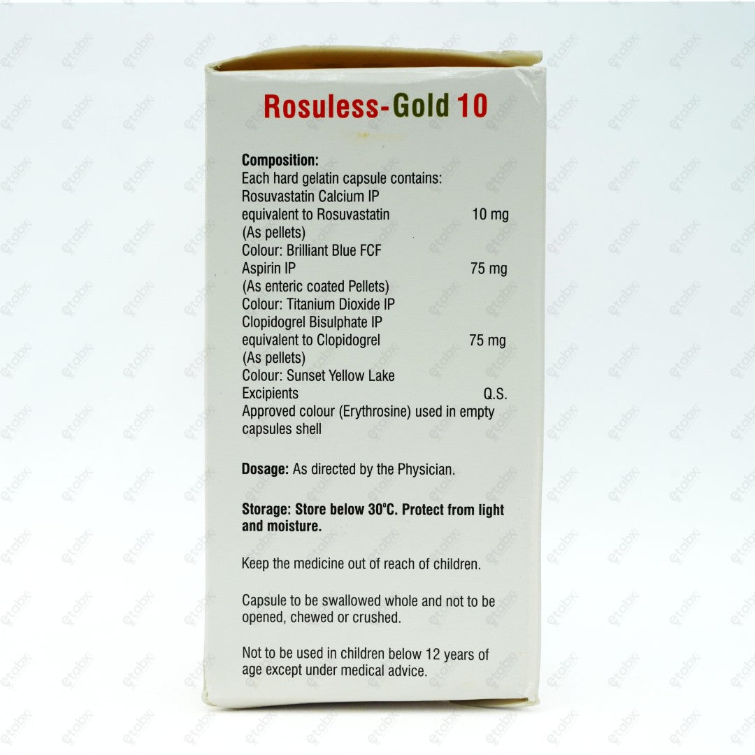 Rosuless Gold 10 Capsules 15's