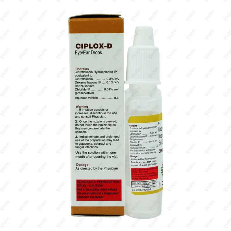 Ciplox D Eye/Ear Drops 10ml