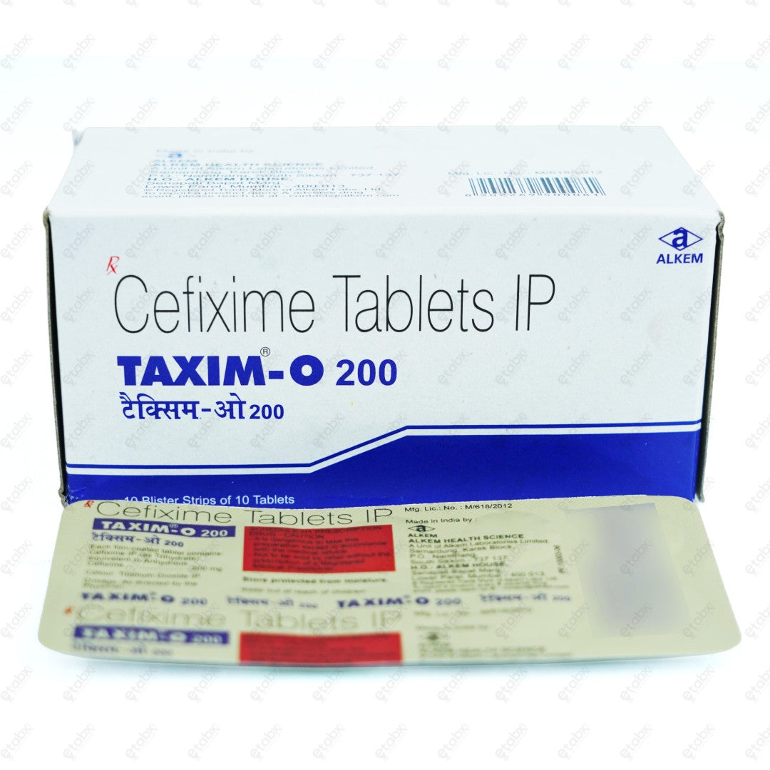 Taxim O 200mg Tablet 10's