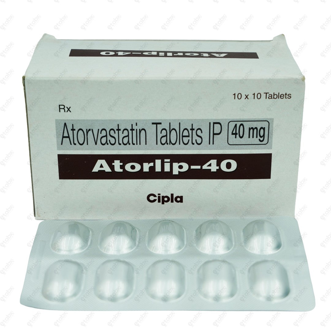 Atorlip 40mg Tablet 10's