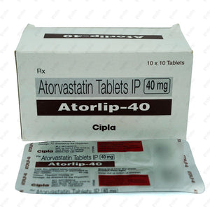 Atorlip 40mg Tablet 10's