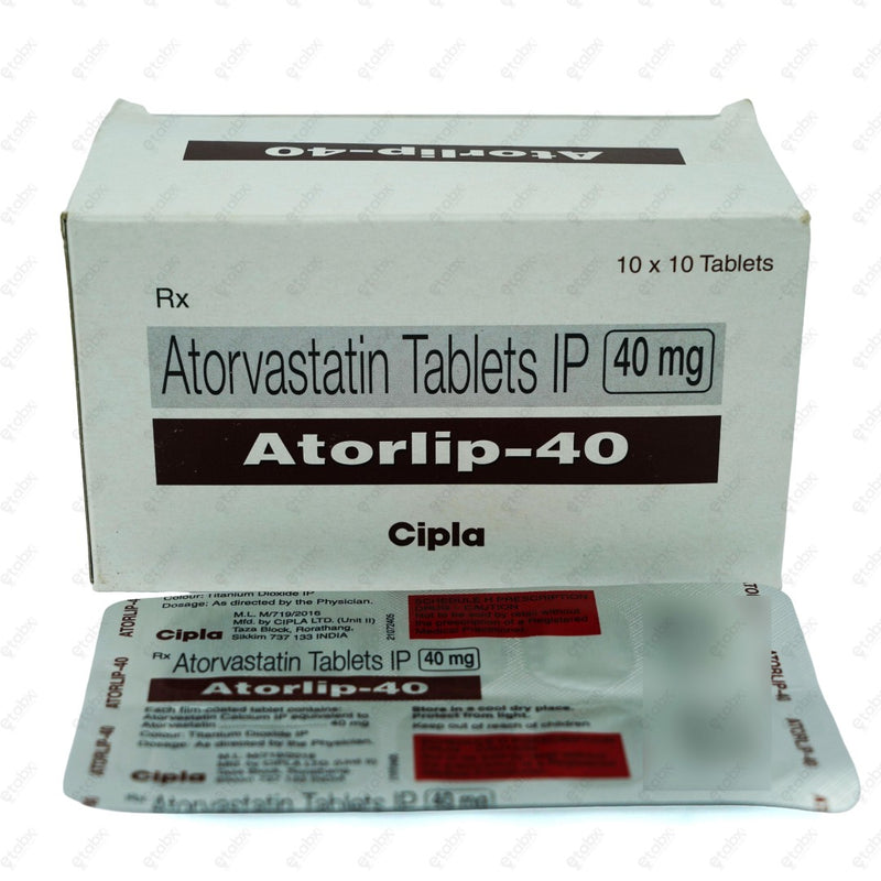 Atorlip 40mg Tablet 10's