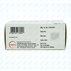 Tenebite 20mg Tablet 15's