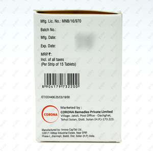 Cortel CH 40/6.25 Tablet 15's