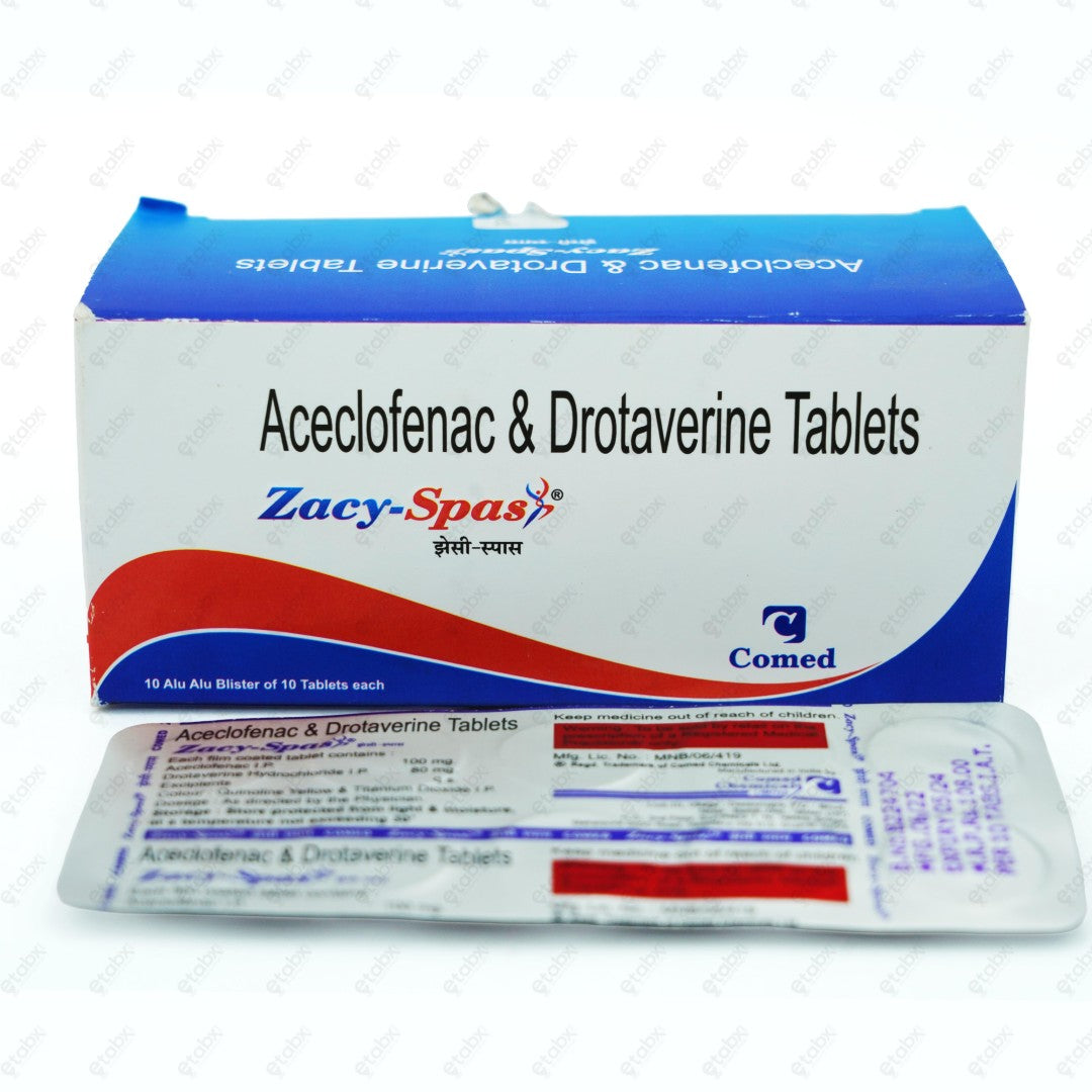 Zacy Spas Tablet 10's