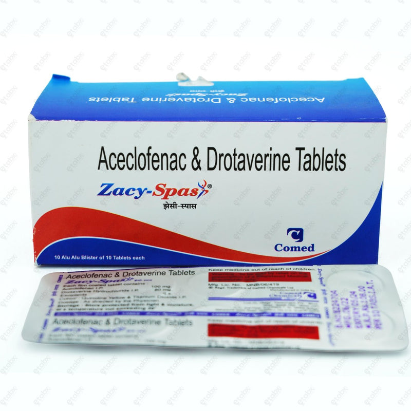 Zacy Spas Tablet 10's