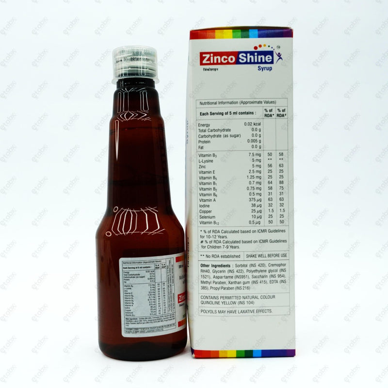 Zincoshine Syrup 200ml