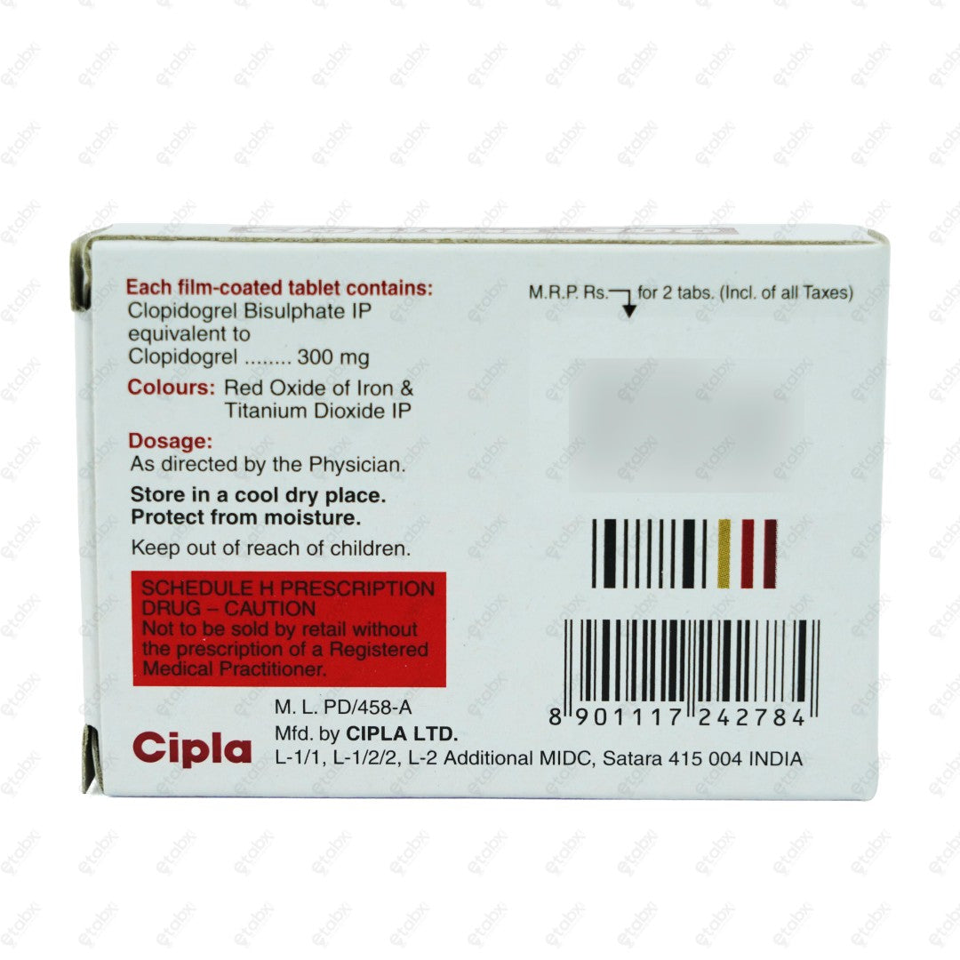 Clopivas 300 Tablet 2's
