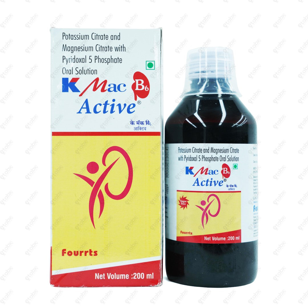 K Mac B6 Active Syrup 200ml