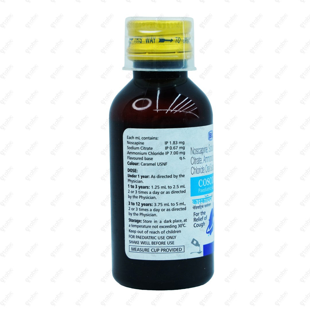 Coscopin Paediatric Syrup 50ml