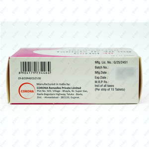 Cortel 40mg Tablet 15's