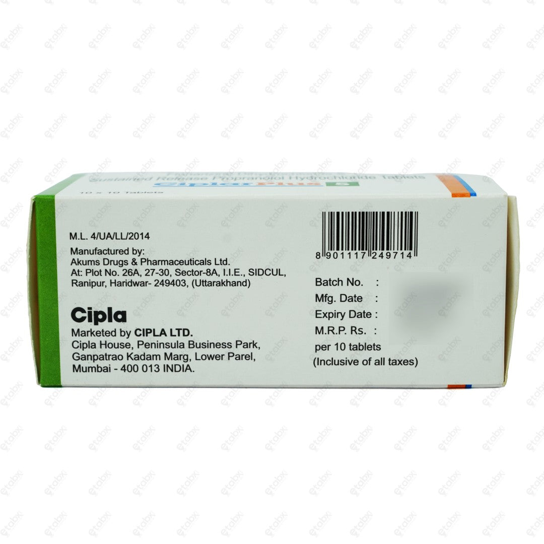 Ciplar Plus 5MG Tablet 10's