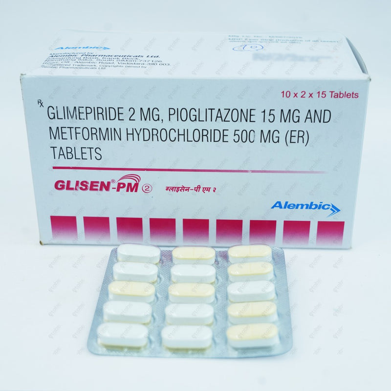 GLISEN PM 2MG Tablets 15's